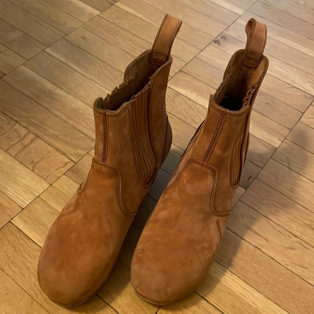 Hasbeens Swedish Wood bottom clog boots